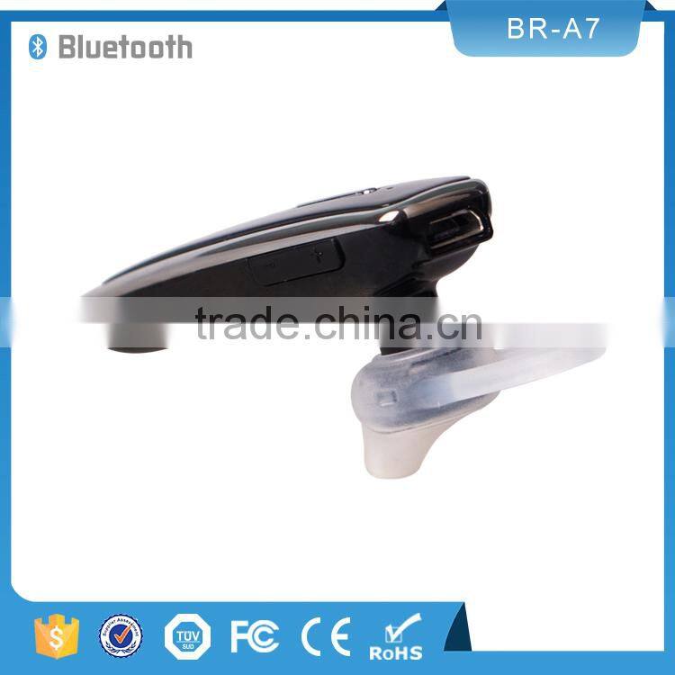 High quality earhook wireless mic bluetooth earphone stereo