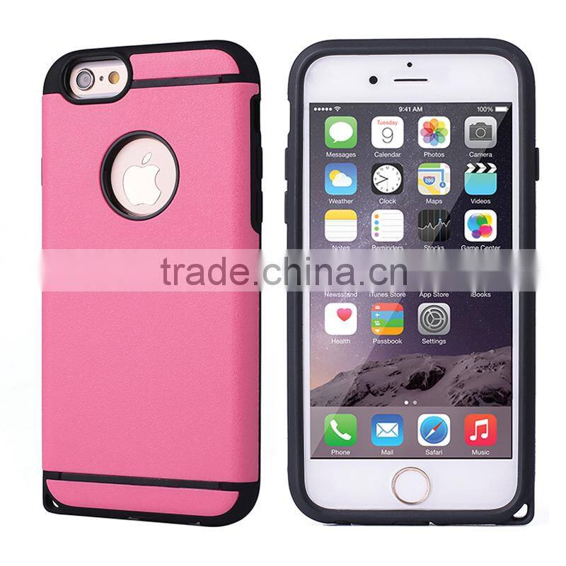 2015 China Factory Newest Tough Slim Armor Case Shockproof for Iphone 6 case Cover back case