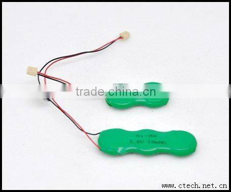 nimh 2.4v 18mAh battery pack