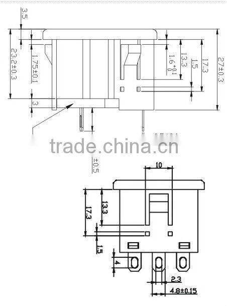 India 6A 240V 32 amps industrial socket