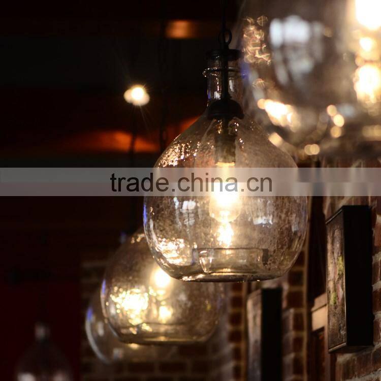 CASAMOTION Indoor Fancy Globe Glass Ball Pendant Light