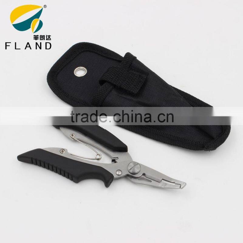 Mult-function fishing needle nose pliers tools with red handles,fishing pliers