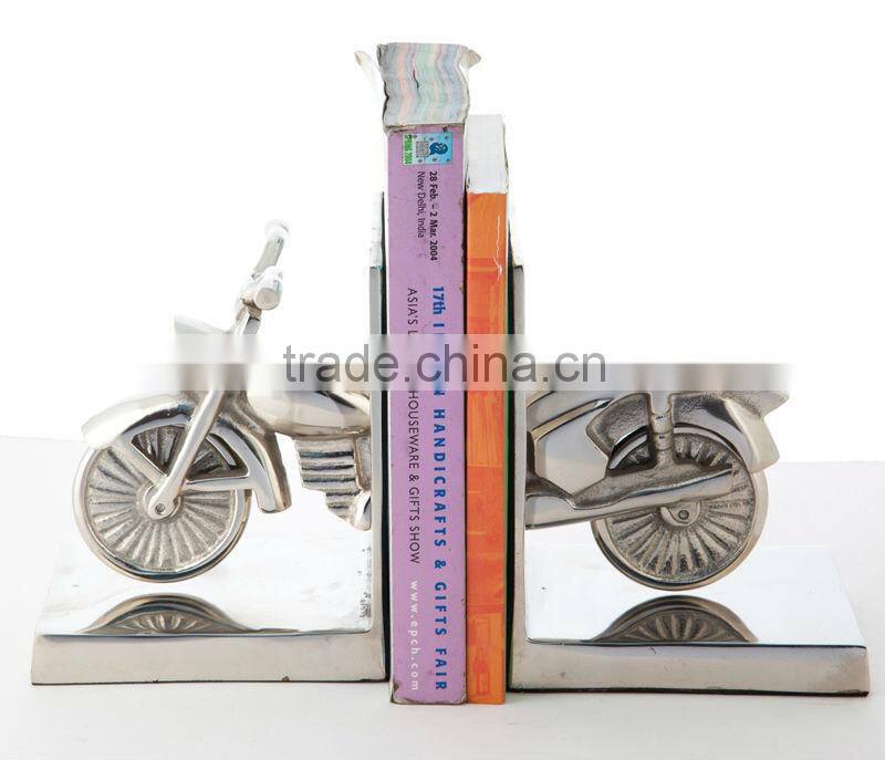 Cast Aluminum Decorative Aeroplane Bookends