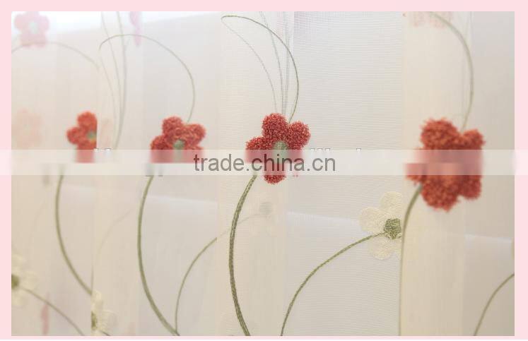 2015 environmental protection cotton embroidery curtain Bedroom Princess room curtains