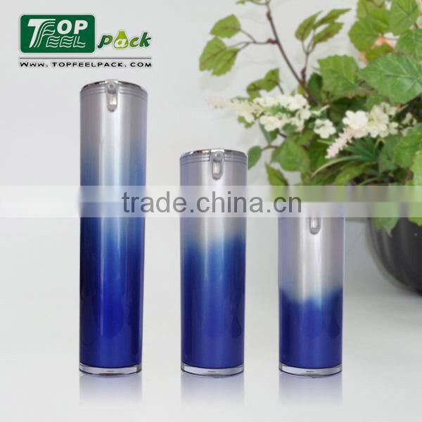 2015 Popular Luxury Acrylic Cosmetic Plastic Bottle with Pump Dispenser