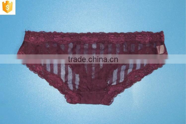 Shantou factory sexy lace underwear,sexy transparent panty nightywear