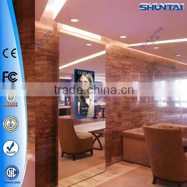 motion sensor LCD advertising magic mirror wall panel mirror lcd magic mirror screen hotel bathroom advertising touch frame
