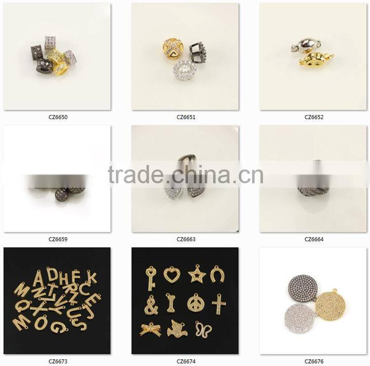 S724 Stainless Steel round ball Pendant ends