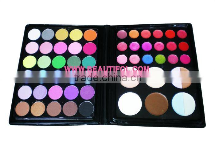 Glitter eyeshadow and lip gloss: 7 colors /OEM factory/cosmetics/eyeshadow