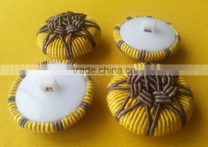 Braided Cord Covered Button For Fashion Ladies Wear -- F1531