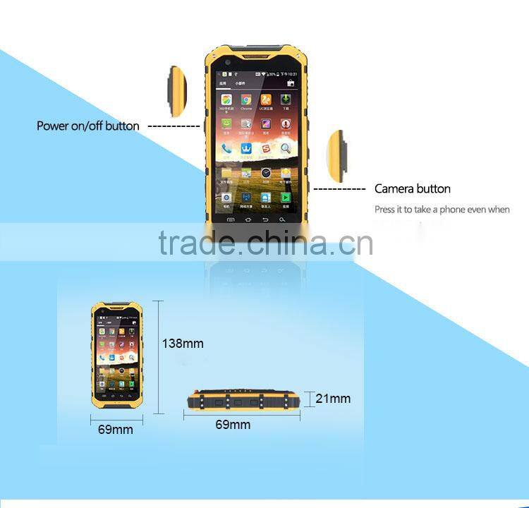 rock mobile phone camera ip68 quad core phone smart phone , smart phone