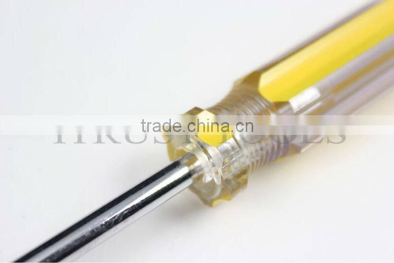 Yellow Plastic Handle Carbon Steel Screwdriver tool SD1063