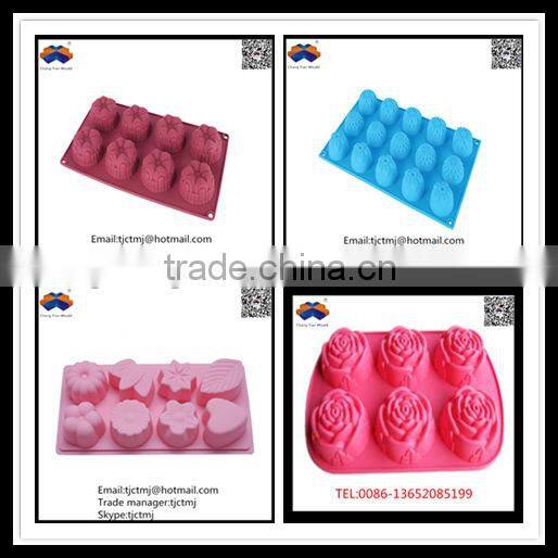 Customized most different shapes Fashionable silicone cake mould