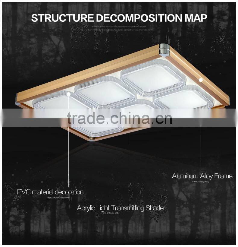 2016 high quality ceiling light fixtures led 5 years gurantee 60WX2