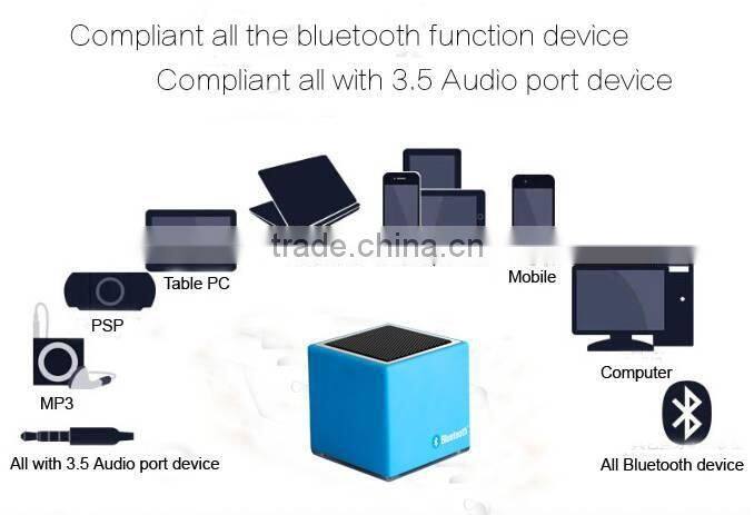 Multi colour 2016 cheap selling new designed mini bluetooth speaker