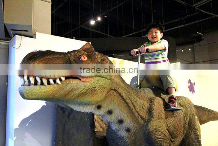 Animatronic walking dinosaur amusement rides for sale