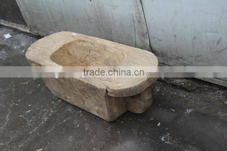 Chinese Antique Funiture Garden Outdoor Wooden Trough