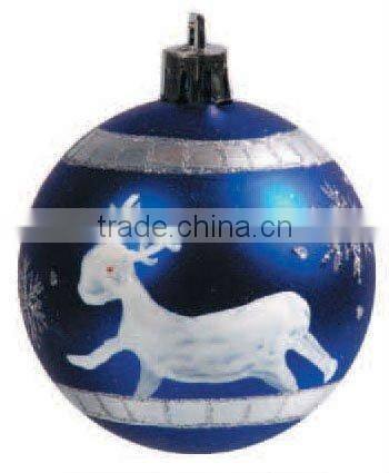 Factory made vacuum forming gold ABS plastic christmas ball