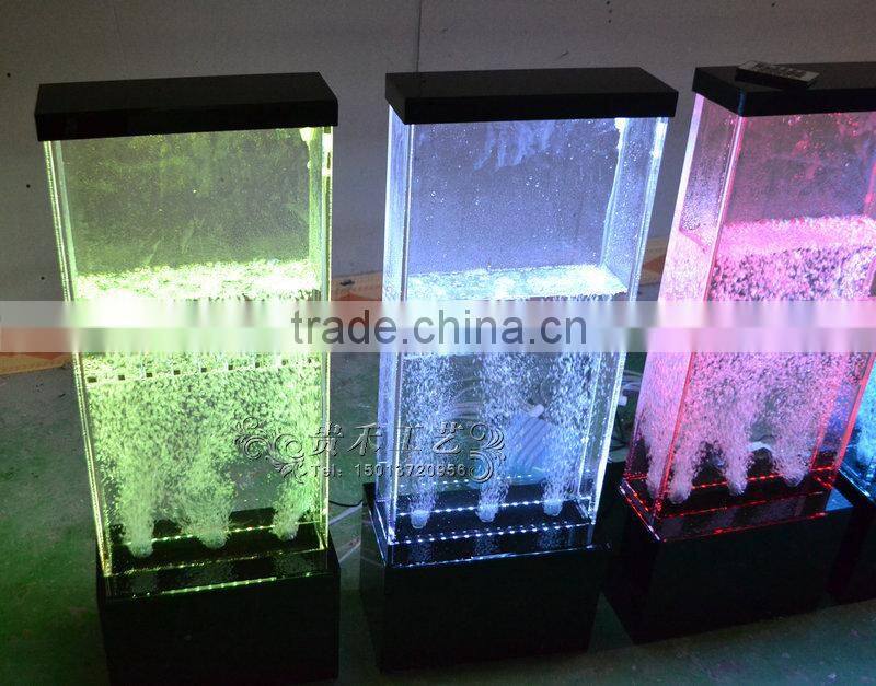 Home decoration small water screens with led