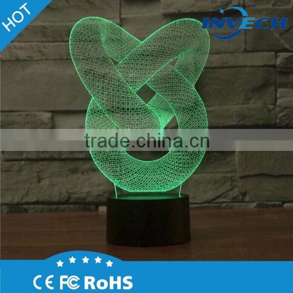 Wholesale high quality christmas fancy childrens battery powered 3D led night lights