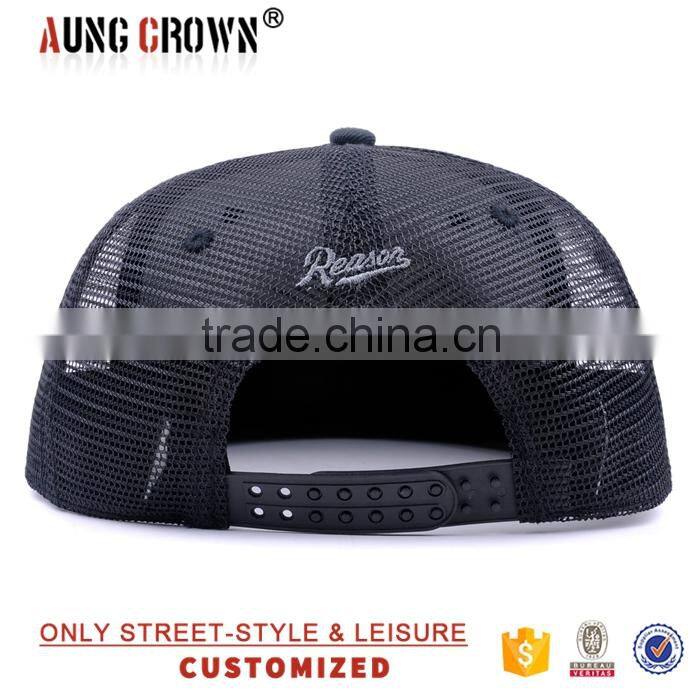 Fashion king cheap flat brim snapback 3d embroidery hats