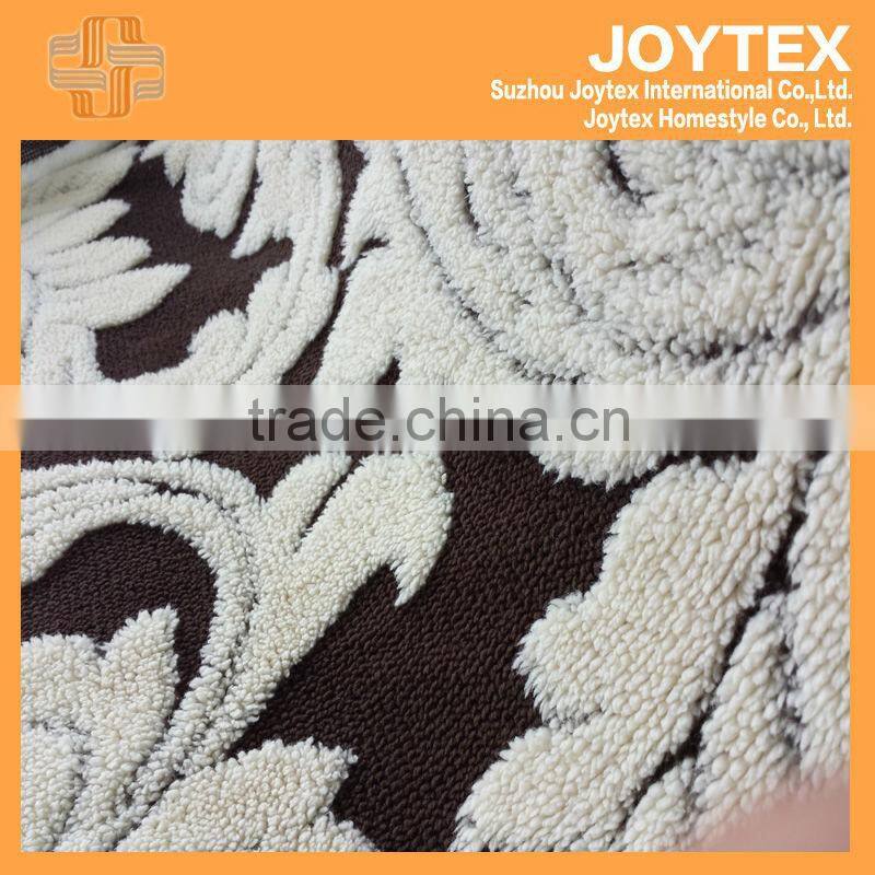 100% polyester microfiber jacquard blanket,China blanket factory