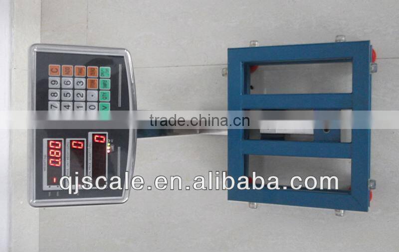 Electronic platform scales with LCD/LED display