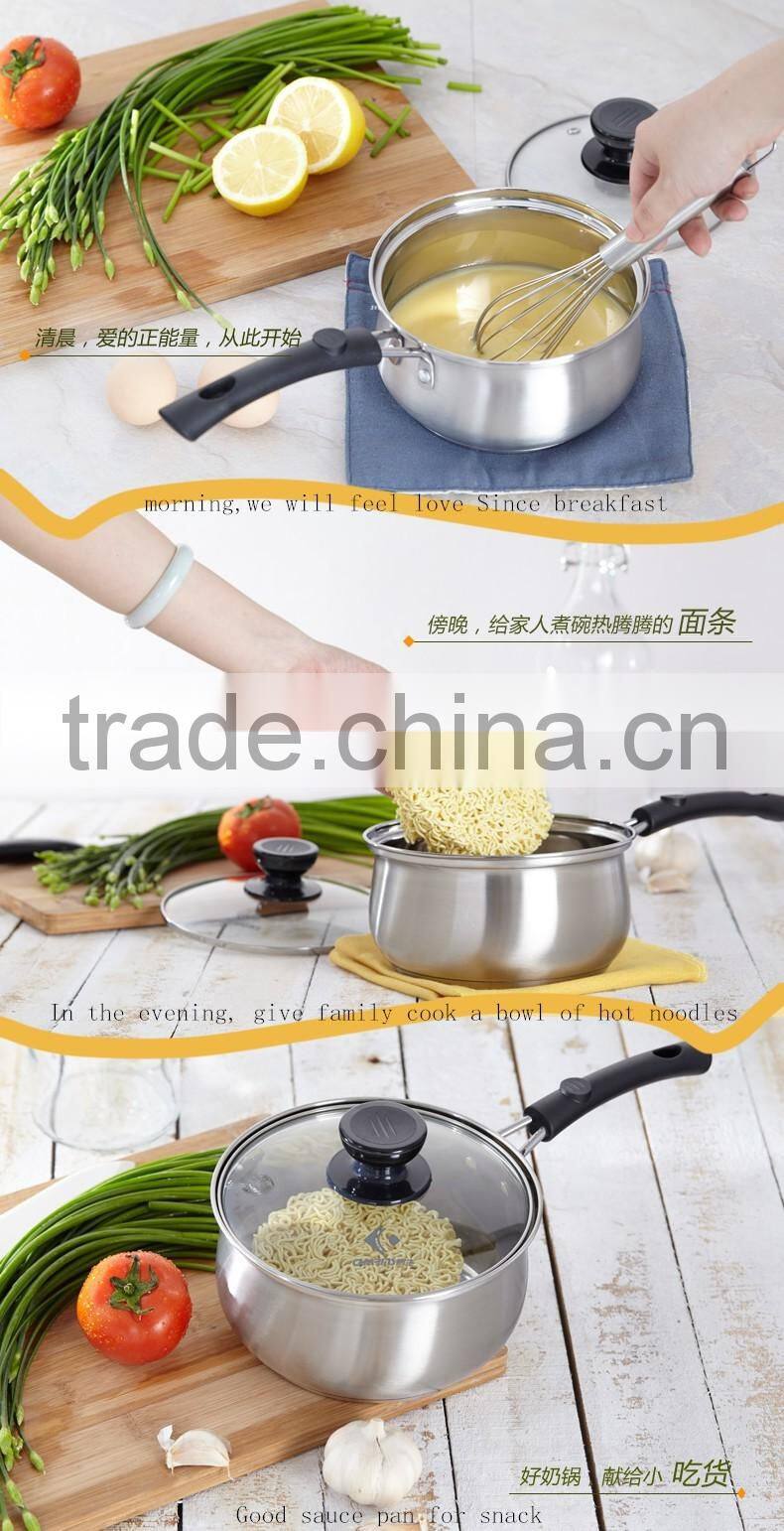 6.3" Charms stainless steel commercial mini milk pan kitchenware
