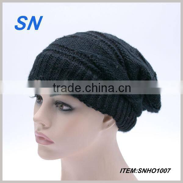 high quality beanie knitting winter earflap hat