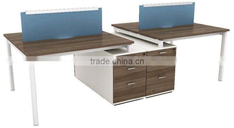 New and fashion design Office desk workstation with privacy screen modular furniture LT-W1212A
