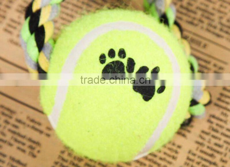 new design double tennis balls dog cat toys for training dogs cats