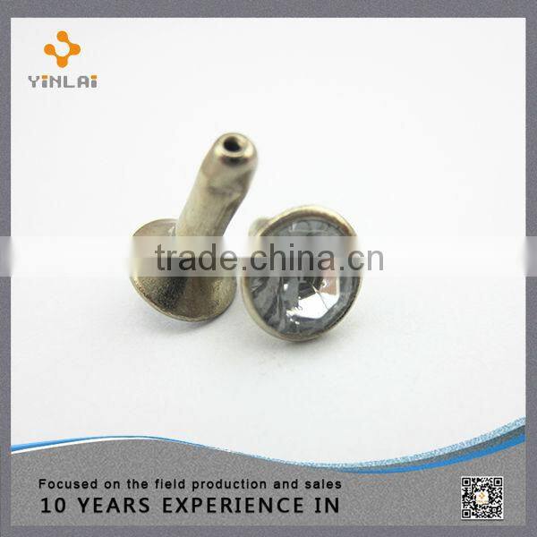China supplier crystal rhinestone rivets for jeans