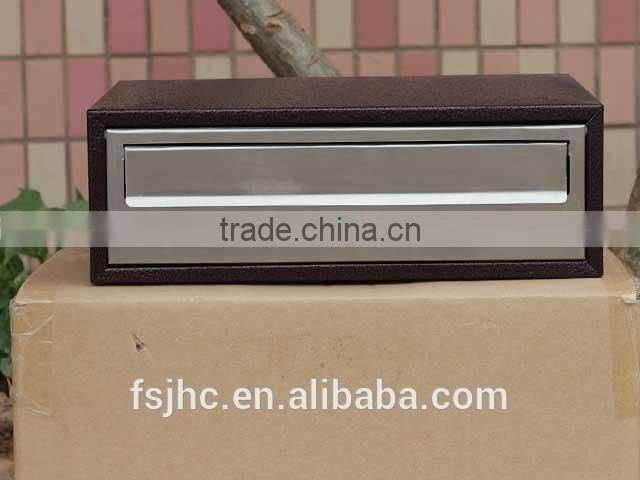 JHC-3024stainless steel mailbox/cast iron mailbox/simple us mailbox