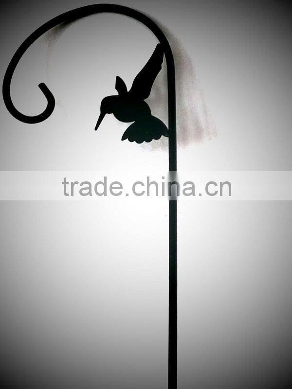 decorative metal garden hanging shepherd hook