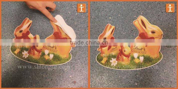 Custom Good Quality Full Colour Print Anti Slip Scratch Resistant Safty Floor Stickers