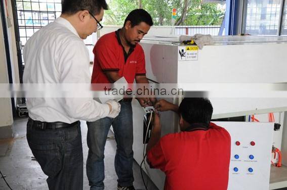 REOO laminating machine,semi automatic.for solar panel production line,export to Malaysia