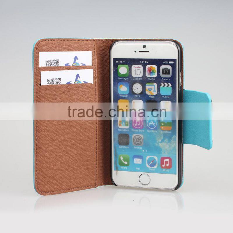 Fashion Flip case by Pu leather for iphone 6, 6 plus