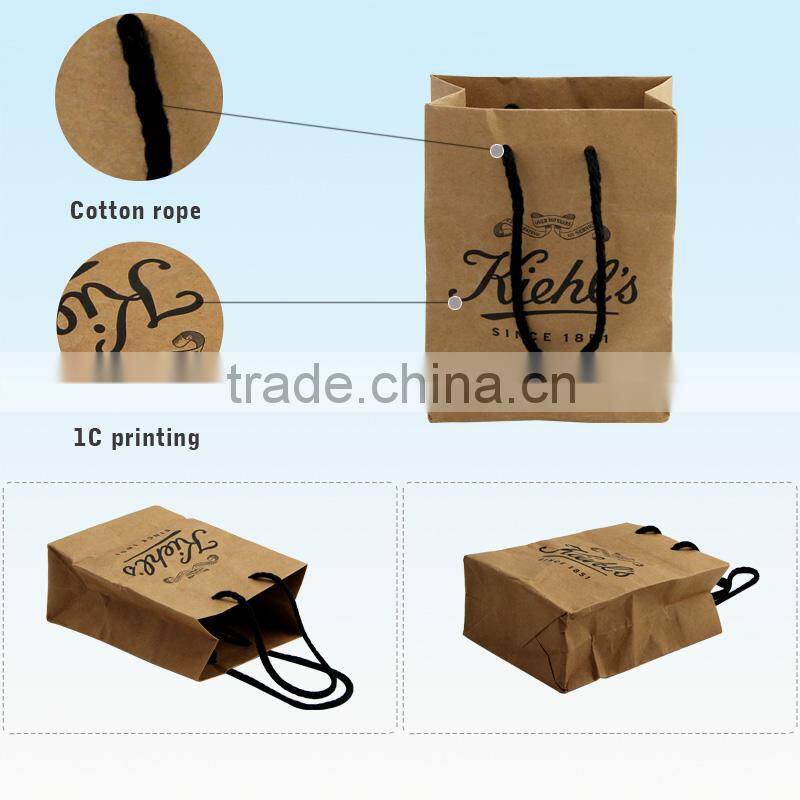 Fashionable Full Color Printing Handbag Shape Store Big Gift Bag