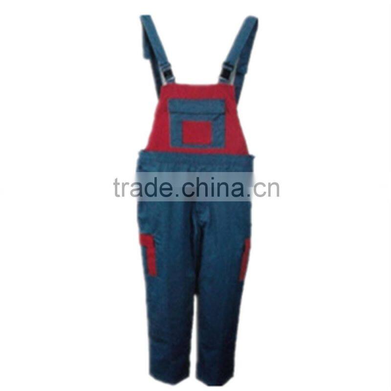 Industrial Workwear Bib Overalls bi-color salopette