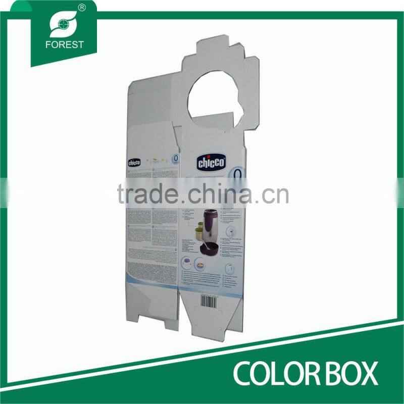 DISPOSABLE CUSTOM ACCEPT CHIPBOARD COLOR BOX FOR VACUUM CUP PACKAGING