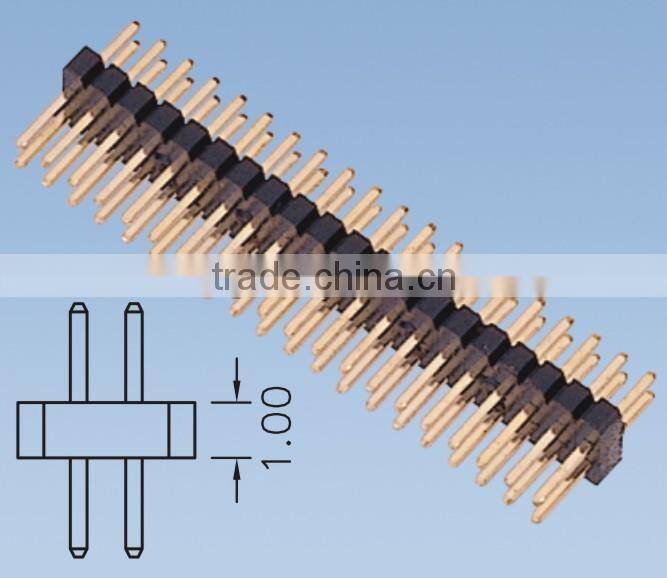 Pitch:1.0mm Double Row Straight Type Pin Header