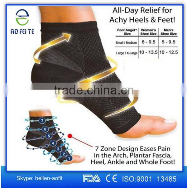 wholesale high quality ankle foot socks plantar fasciitis compression
