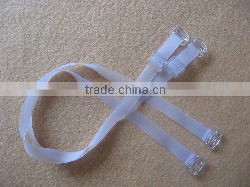 invisible elastic silicone bra strap/silicone invisible bra straps with different color