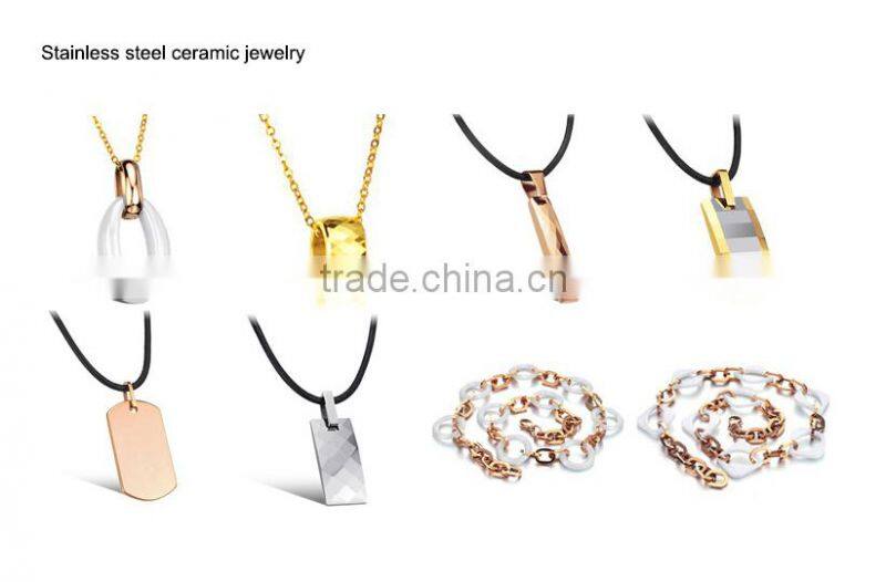 NSSL141 Three leather ropes tooth stainless steel leather bracelet