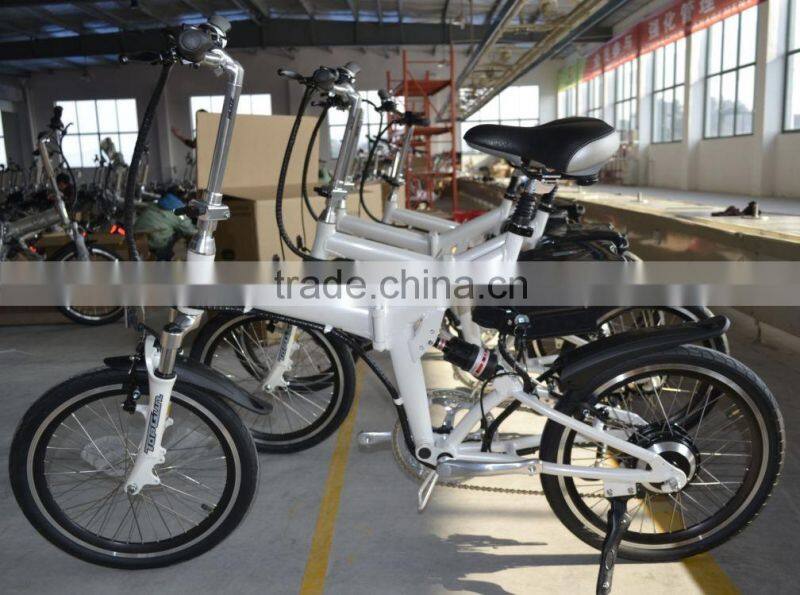 20" 36v 10Ah foldable e-bike with EN15194 approval