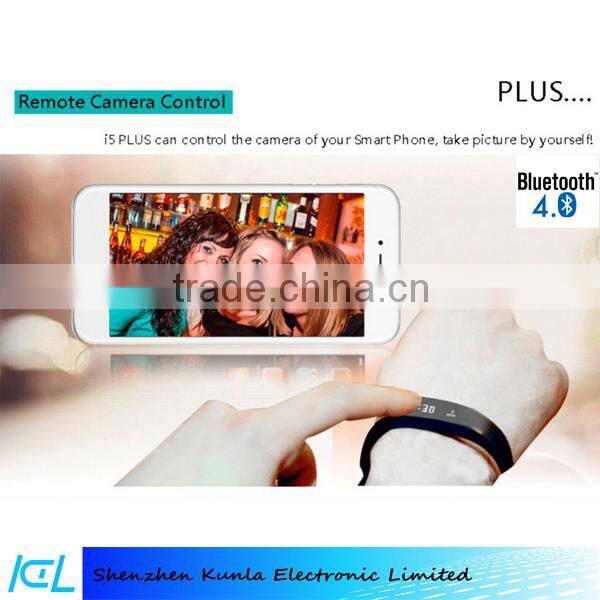 2016 Newest model i5 plus smart watch bluetooth 4.0 silicon smart bracelet i5 plus smart wristband