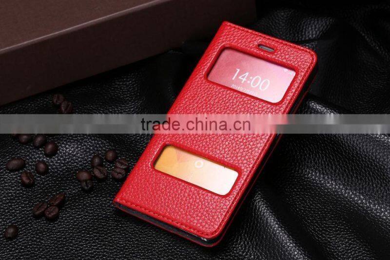 Superb Quality Leather Incoming Calls Filp Case for Xiaomi 4