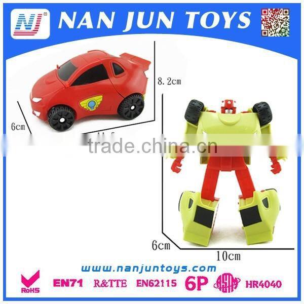 Hot selling High Quality Plastic car transform robot toy for fun
