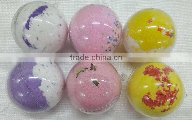 OEM Bath Bomb/Fizzer colorful bath salt bubble 30 g to 200 g