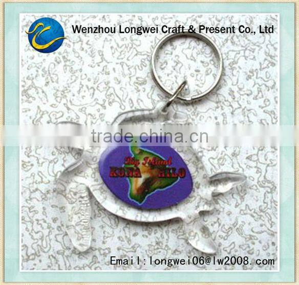 funny turtle photo frame key chains/key chain/blank key chains